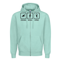 Seafoam crawl walk spike volleyball Zipper Hoodie - artisFamous