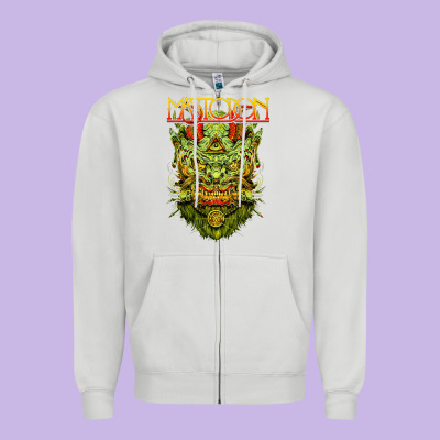 Mastodon Zipper Hoodie Designed By Artisfamous