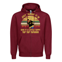 Burgundy happy gilmore comedy Zipper Hoodie - artisFamous