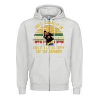 Dove Grey happy gilmore comedy Zipper Hoodie - artisFamous