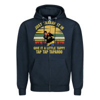 Navy happy gilmore comedy Zipper Hoodie - artisFamous