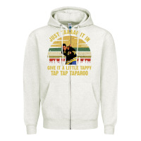 Oatmeal Heather happy gilmore comedy Zipper Hoodie - artisFamous