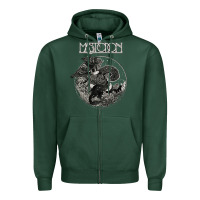Sports Green mastodon Zipper Hoodie - artisFamous