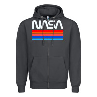 Smoke vintage retro nasa Zipper Hoodie - artisFamous