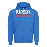 True Royal vintage retro nasa Zipper Hoodie - artisFamous