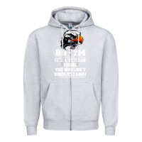 Heather Grey dd 214 Zipper Hoodie - artisFamous