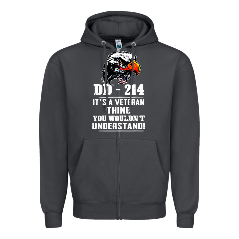 Dd 214 Zipper Hoodie by artisFamous | Teevron