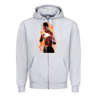 Heather Grey bruce leroy Zipper Hoodie - artisFamous