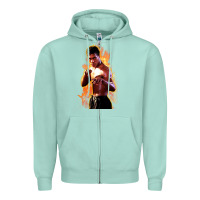Seafoam bruce leroy Zipper Hoodie - artisFamous