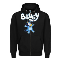 Black blue cats Zipper Hoodie - artisFamous