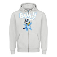 Dove Grey blue cats Zipper Hoodie - artisFamous