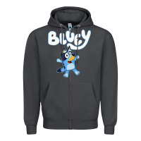 Smoke blue cats Zipper Hoodie - artisFamous