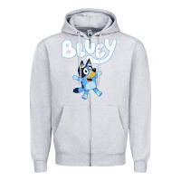Heather Grey blue cats Zipper Hoodie - artisFamous