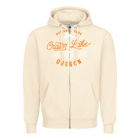 Sandshell crater lake oregon national park vintage retro Zipper Hoodie - artisFamous