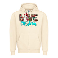 Sandshell love christmas snowman Zipper Hoodie - JahusDesignShop