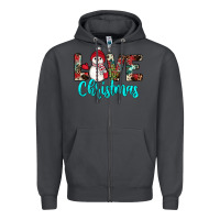 Smoke love christmas snowman Zipper Hoodie - JahusDesignShop
