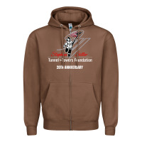 Chestnut tunnel to towers foundation Zipper Hoodie - artisFamous