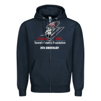 Navy tunnel to towers foundation Zipper Hoodie - artisFamous