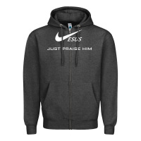 Charcoal Heather jesus just praise him jesus surfed christian Zipper Hoodie - artisFamous