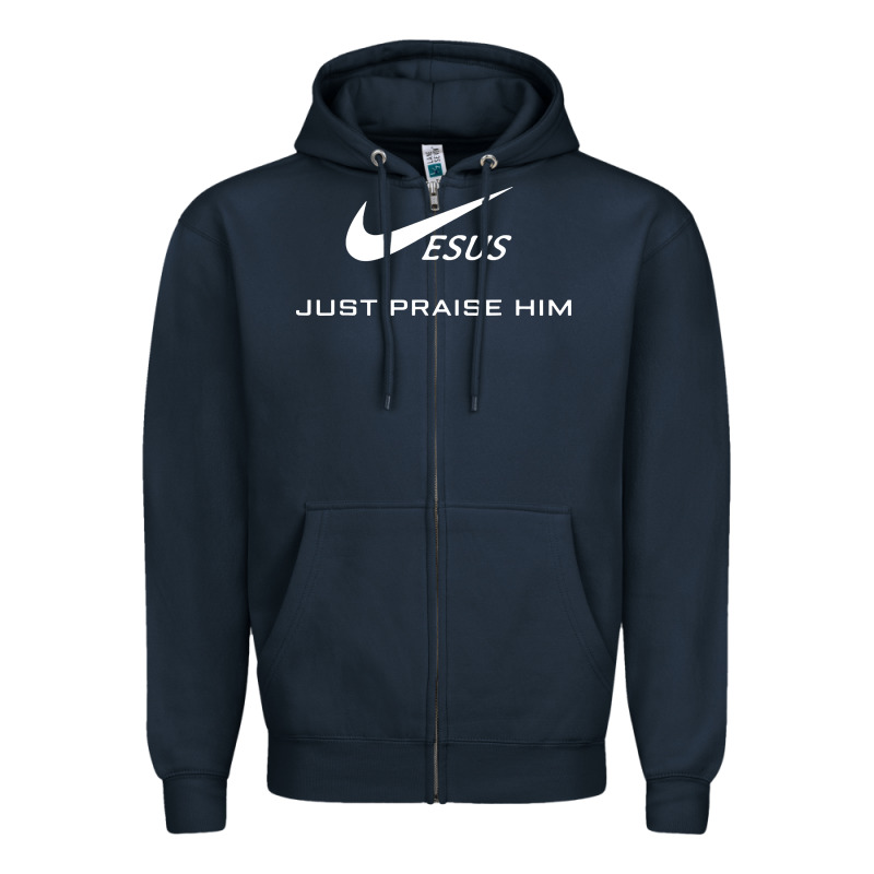 Jesus Just Praise Him Jesus Surfed Christian Zipper Hoodie by artisFamous | Teevron