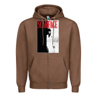 Chestnut scarface distressed movie photo Zipper Hoodie - artisFamous