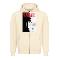 Sandshell scarface distressed movie photo Zipper Hoodie - artisFamous