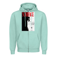 Seafoam scarface distressed movie photo Zipper Hoodie - artisFamous