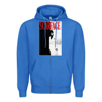 True Royal scarface distressed movie photo Zipper Hoodie - artisFamous
