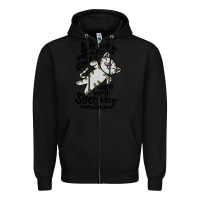 Black soft kitty warm kitty Zipper Hoodie - artisFamous