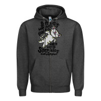 Charcoal Heather soft kitty warm kitty Zipper Hoodie - artisFamous