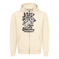 Sandshell soft kitty warm kitty Zipper Hoodie - artisFamous