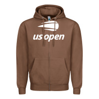 Chestnut us open Zipper Hoodie - artisFamous