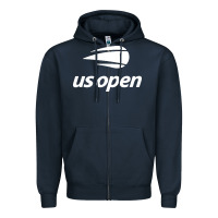 Navy us open Zipper Hoodie - artisFamous