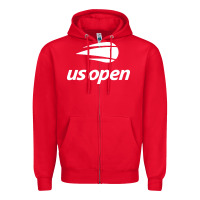 Red us open Zipper Hoodie - artisFamous