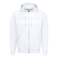White us open Zipper Hoodie - artisFamous