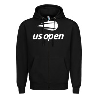 Black us open Zipper Hoodie - artisFamous