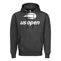 Charcoal Heather us open Zipper Hoodie - artisFamous