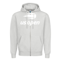 Dove Grey us open Zipper Hoodie - artisFamous