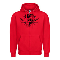 Red vandelay nyc Zipper Hoodie - artisFamous