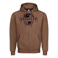 Chestnut vandelay nyc Zipper Hoodie - artisFamous