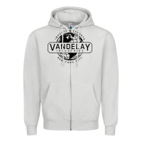 Dove Grey vandelay nyc Zipper Hoodie - artisFamous