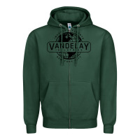 Sports Green vandelay nyc Zipper Hoodie - artisFamous