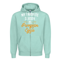 Seafoam my favorite season is pumpkin spice Zipper Hoodie - artisFamous