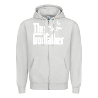 Dove Grey the godfather original white title Zipper Hoodie - artisFamous