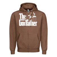 Chestnut the godfather original white title Zipper Hoodie - artisFamous