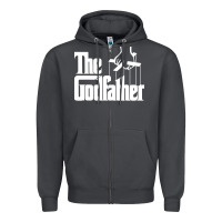 Smoke the godfather original white title Zipper Hoodie - artisFamous