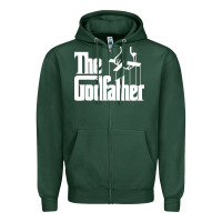 Sports Green the godfather original white title Zipper Hoodie - artisFamous