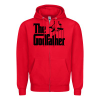 Red the godfather original white title Zipper Hoodie - artisFamous