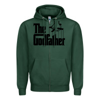 Sports Green the godfather original white title Zipper Hoodie - artisFamous