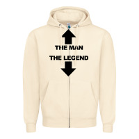 Sandshell the man the legend funny adult humor Zipper Hoodie - artisFamous